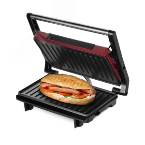Изображение товара Бутербродница KT-3639, мощность 750 Вт, цвет черно-красный (шт)