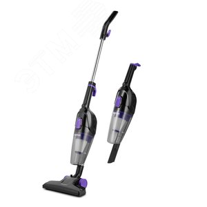 Изображение товара Пылесос вертикальный 2 в 1 KT-5190, объем 0,6 л, мощность 600 Вт, цвет черно-фиолетовый (шт)