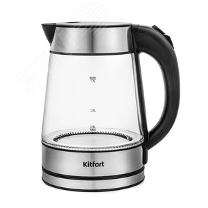 Изображение товара Чайник KT-6105, Режимы нагрева 100 °С, Объем 1,7 л, Мощность 2200 Вт (шт)