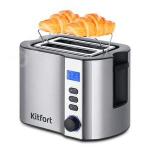 Изображение товара Тостер KT-6251, Мощность 800 Вт, Количество степеней обжаривания тостов 6 (шт)