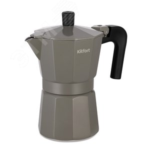 Кофеварка гейзерная KT-7147-1, объем 250 мл, цвет хаки
