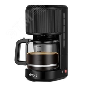 Кофеварка KT-7236, объем 1,25 л, мощность 1080 Вт, цвет черный