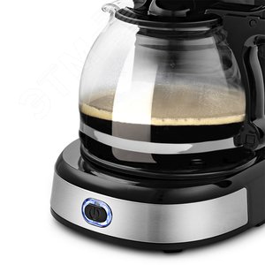 Кофеварка KT-730, объем0,6 л, мощность 750 Вт, цвет черно-серебристый КТ-730 KITFORT - 3