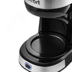 Кофеварка KT-730, объем0,6 л, мощность 750 Вт, цвет черно-серебристый КТ-730 KITFORT - 4