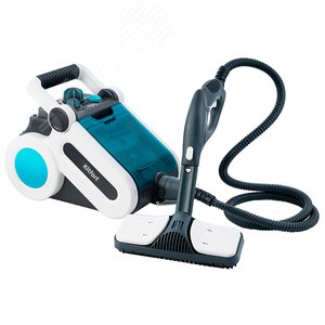 Изображение товара Пароочиститель KT-917, объем 1,5 л, мощность 1500 Вт, цвет бело-голубой (шт)