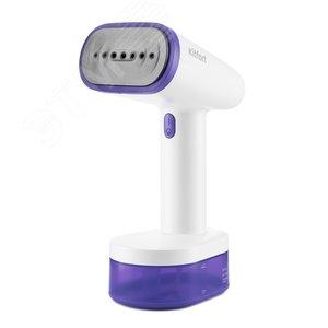 Изображение товара Отпариватель ручной KT-984-1, объем 0,25 л, мощность 1600 Вт, цвет фиолетовый (шт)