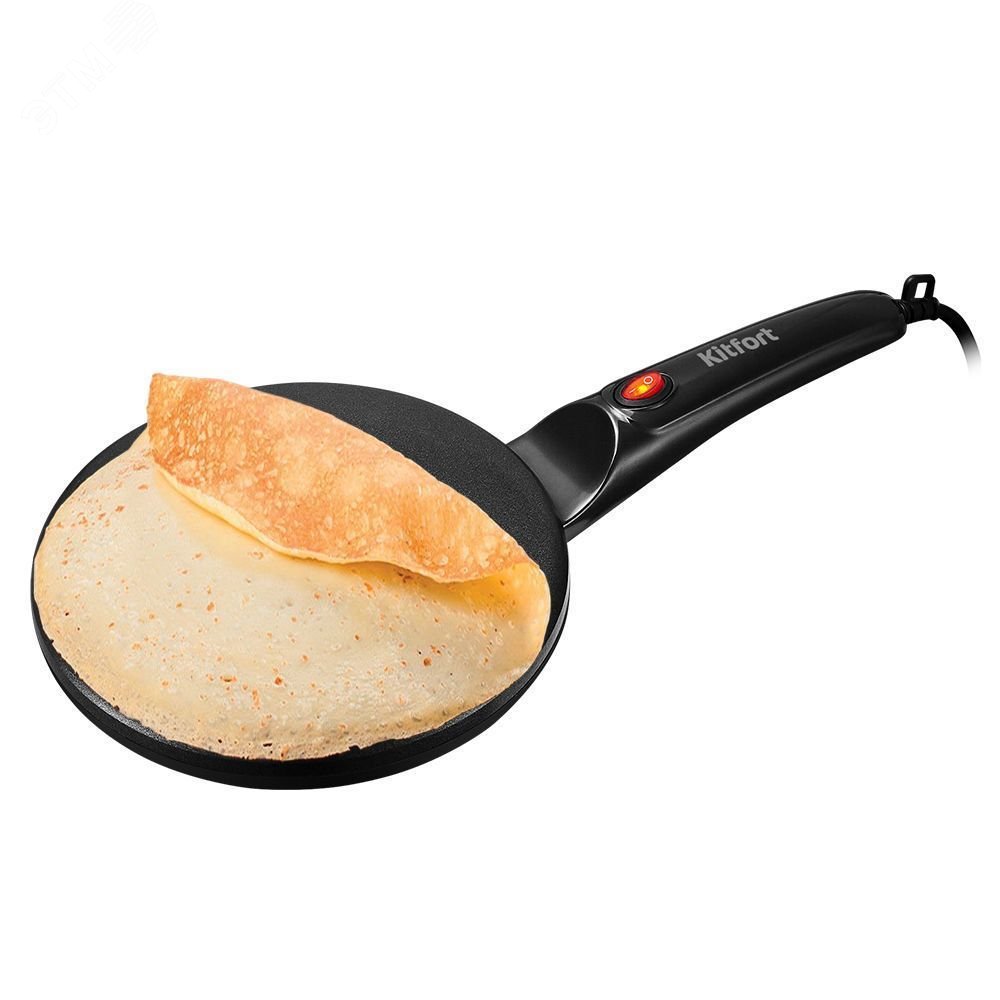 Изображение товара Блинница погружная KT-1676, мощность 800 Вт, цвет черный (шт)