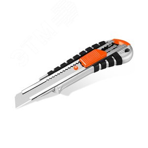 Изображение товара Нож строительный с лезвием 18 мм в корпусе из цинкового сплава (шт)