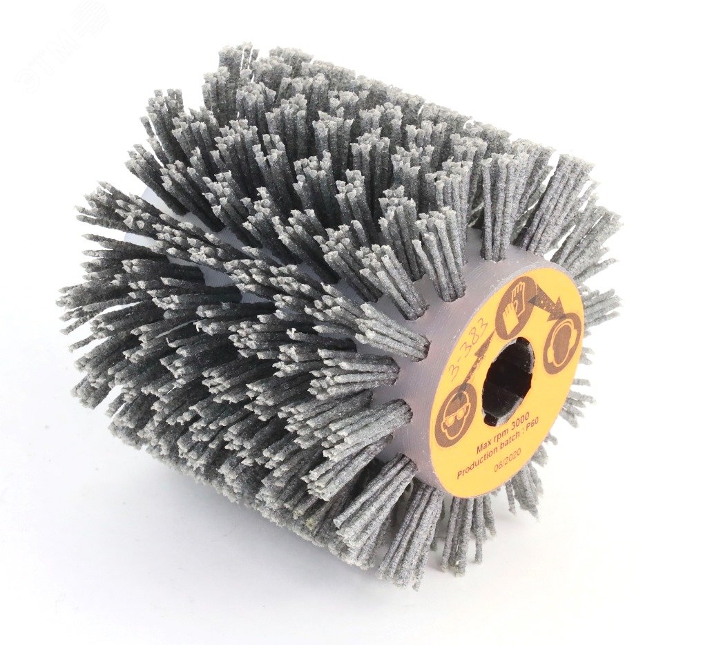 Изображение товара Щетка D110x100x19+4 с ворсом P60 для шлифовки дерева