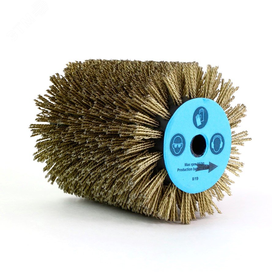 Изображение товара Щетка цилиндрическая для Makita 9741 с кордовой латунированной стальной проволокой 100 мм