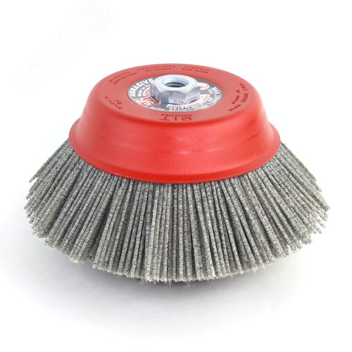 Изображение товара Щетка чашечная Д150xM14, ворс полимер-абразив P46 по дереву для УПМ УШМ (болгарка) (1-231) (шт)