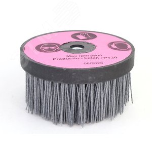 Изображение товара Щетка чашечная Д140xM14, ворс полимер-абразив P120 по дереву для УПМ УШМ (болгарка) (3-104) (шт)