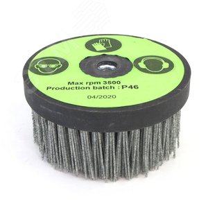 Изображение товара Щетка чашечная Д140xM14, ворс полимер-абразив P46 по дереву для УПМ УШМ (болгарка) (3-101) (шт)