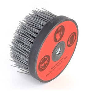 Изображение товара Щетка чашечная Д140xM14, ворс полимер-абразив P80 по дереву для УПМ УШМ (болгарка) (3-103) (шт)