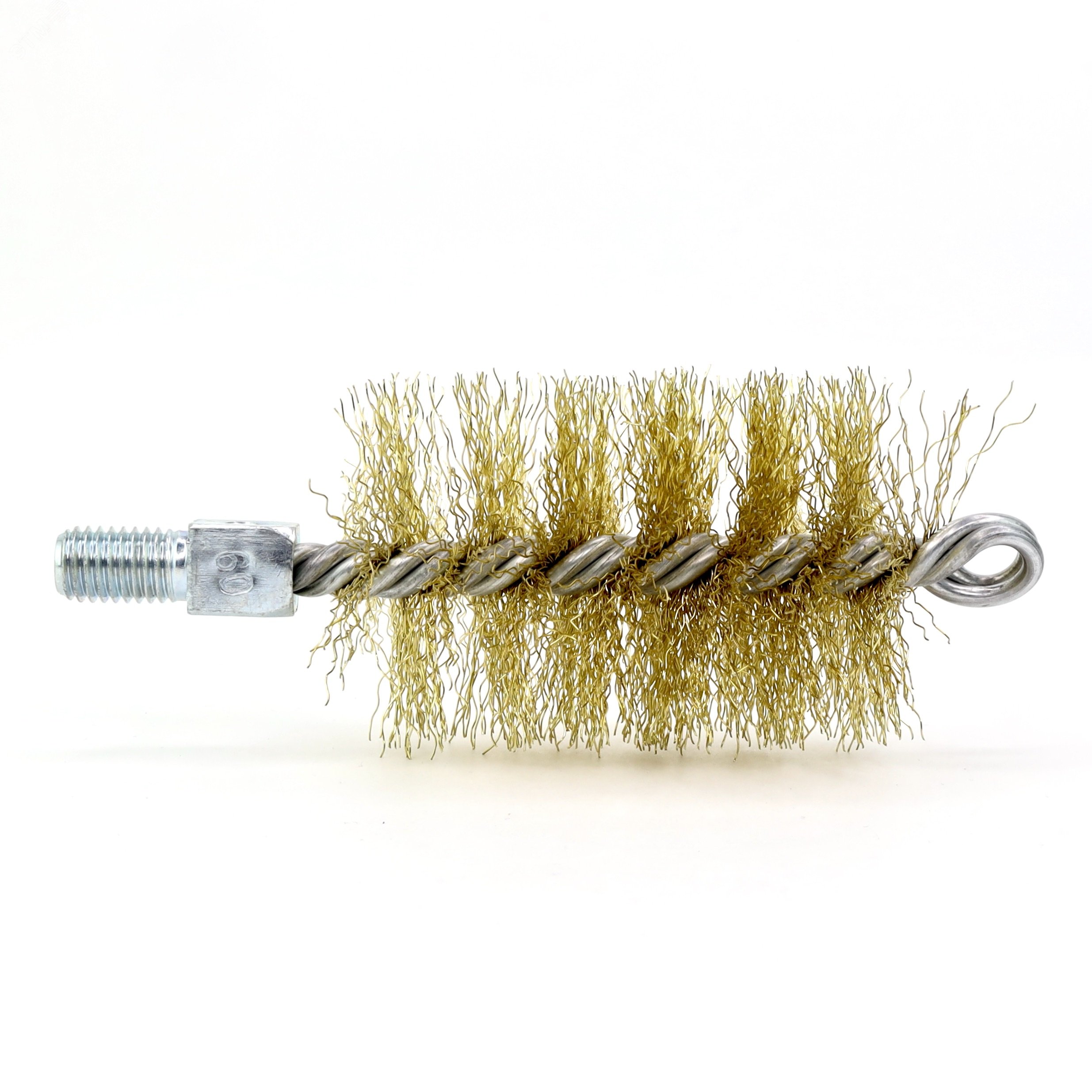 Изображение товара Щетка ерш диаметр 60 мм с резьбой М12 для очистки котлов и труб