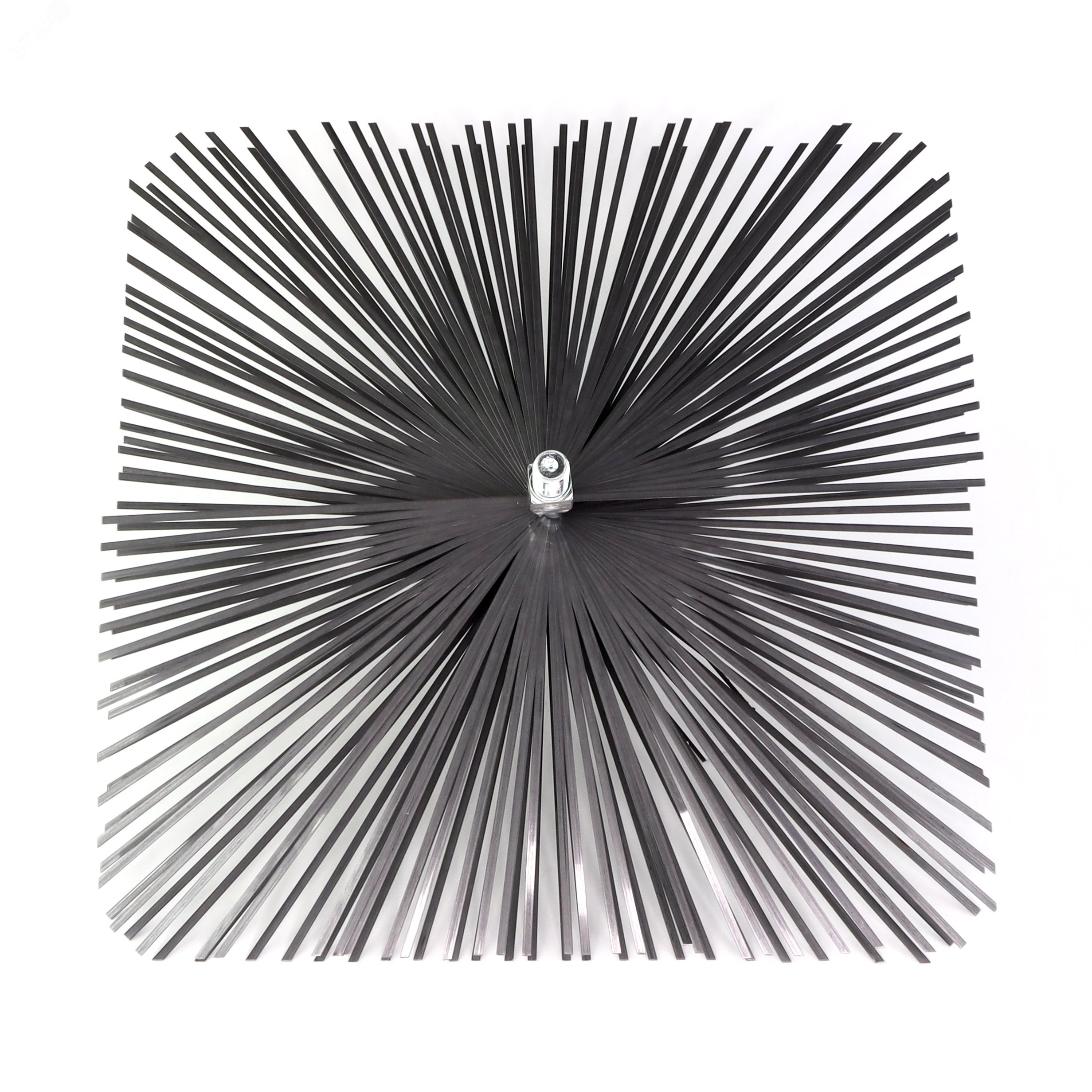 Изображение товара Щетка ерш 400x400мм плоская сталь для очистки котлов дымоходов и труб М12