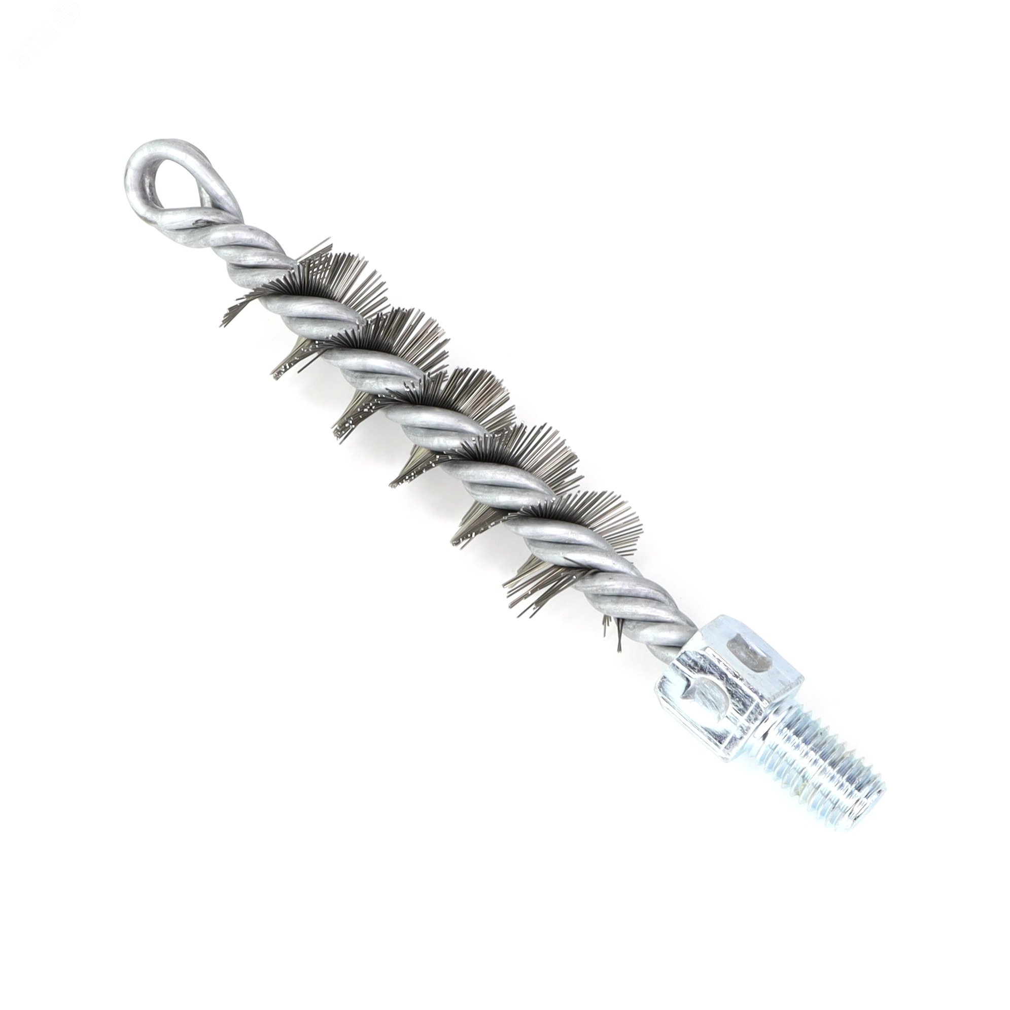 Изображение товара Щетка ерш диаметр 25 мм рабочая длина 95 мм с М12 резьбой для очистки котлов и теплообменников