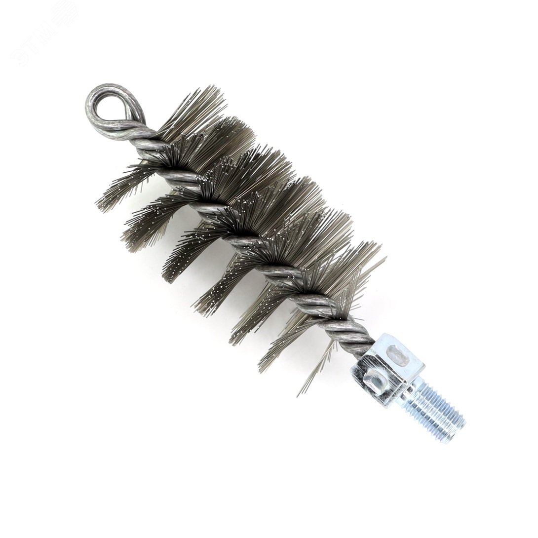 Изображение товара Щетка ерш для очистки котлов и теплообменников М12 сталь 55 мм