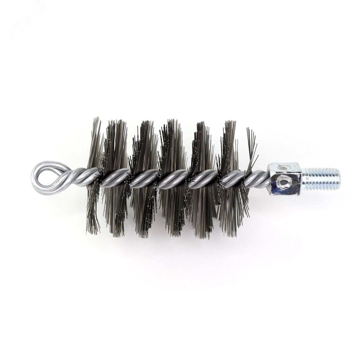 Изображение товара Щетка ерш Д60х95х160 сталь 0,35, посадка М12 резьба очистка котлов теплообменников дымоходов (шт)