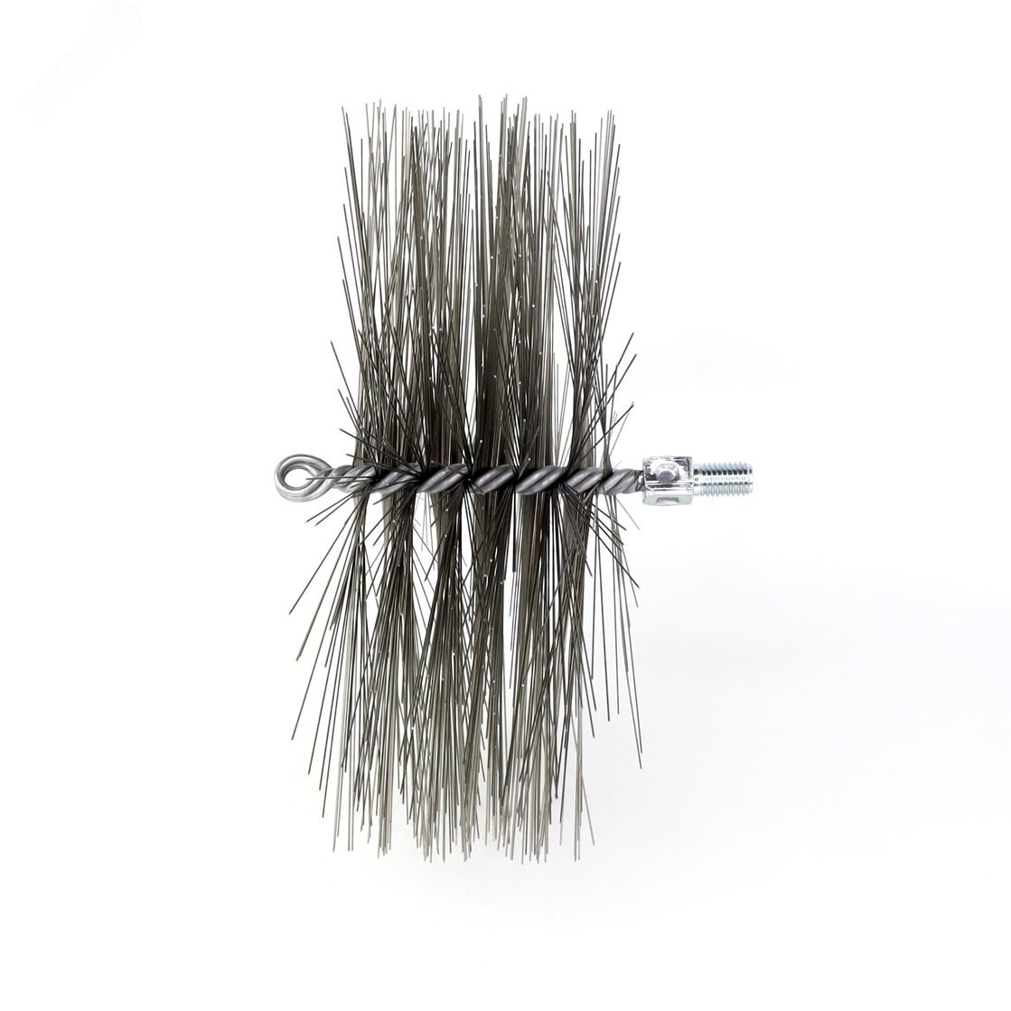 Изображение товара Щетка ерш для очистки труб и дымоходов Д250х95х160 М12 сталь Italy