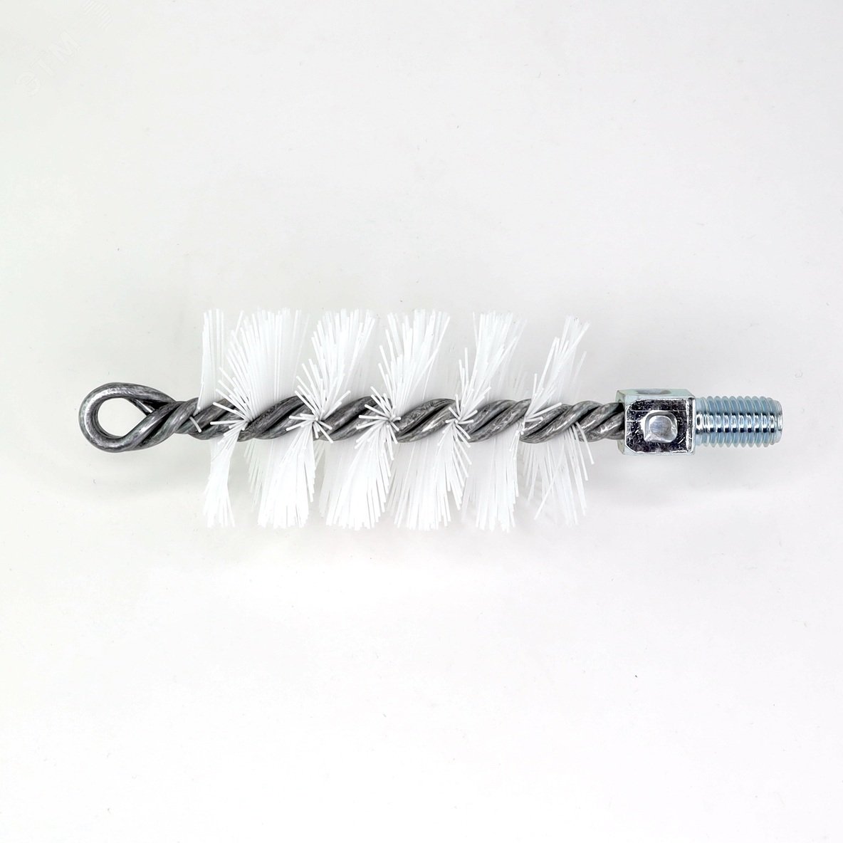 Изображение товара Щетка ёрш Д50х95х160 нейлон 0,60, посадка М12 резьба очистка котлов теплообменников дымоходов (шт)