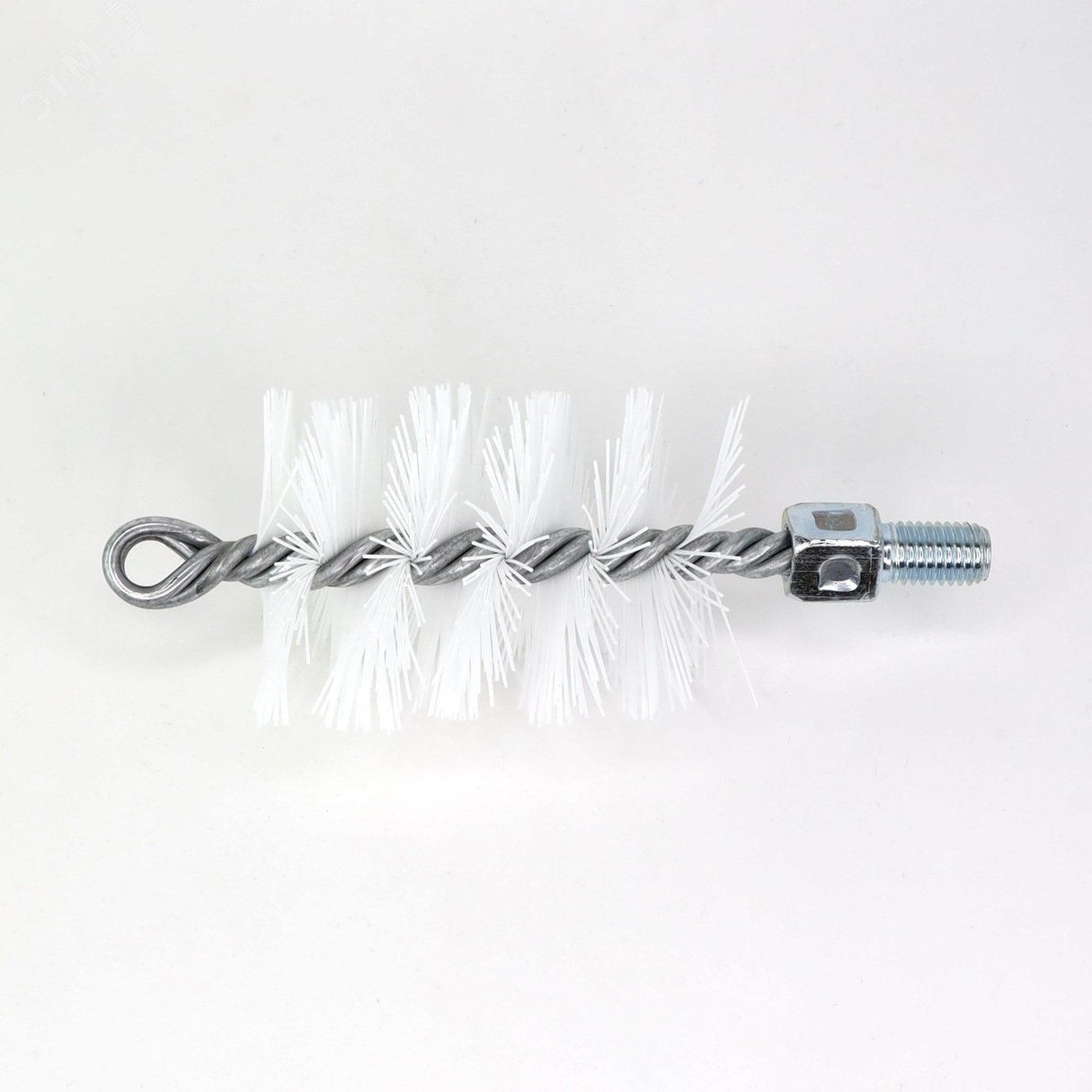 Изображение товара Щетка ёрш Д60х95х160 нейлон 0,60, посадка М12 резьба очистка котлов теплообменников дымоходов (шт)