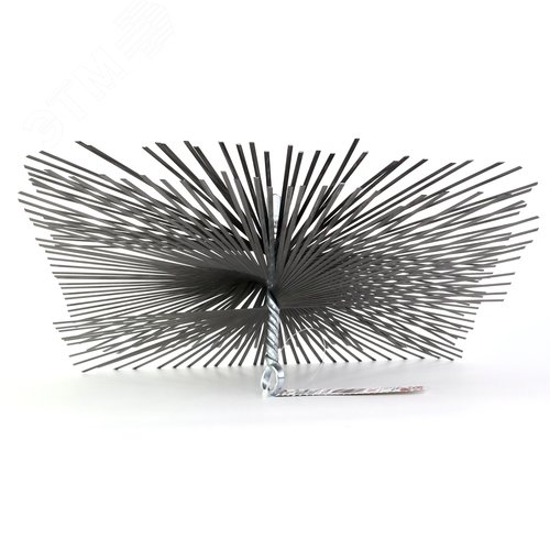 Изображение товара Щетка ерш 350x350x60x140 плоская сталь 3,00x0,40 очистка котлов теплообменников дымоходов труб отверстий (шт)