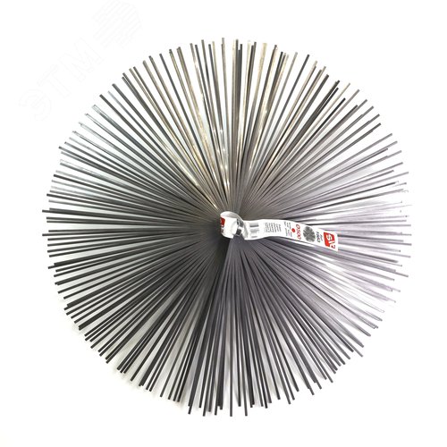 Изображение товара Щетка ерш д500x60x140, плоская сталь 3,00x0,40, м12 очистка котлов теплообменников дымоходов труб отверстий (шт)