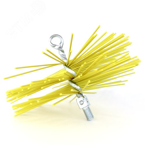 Изображение товара Щетка ерш д200x60x140, нейлон 2,00, м12 очистка котлов теплообменников дымоходов труб отверстий (шт)