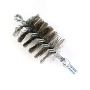 Изображение товара Щетка ерш Д65х95х160 сталь 0,35, посадка М12 резьба очистка котлов теплообменников дымоходов (шт)