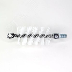 Изображение товара Щетка ёрш Д50х95х160 нейлон 0,60, посадка М12 резьба очистка котлов теплообменников дымоходов (шт)