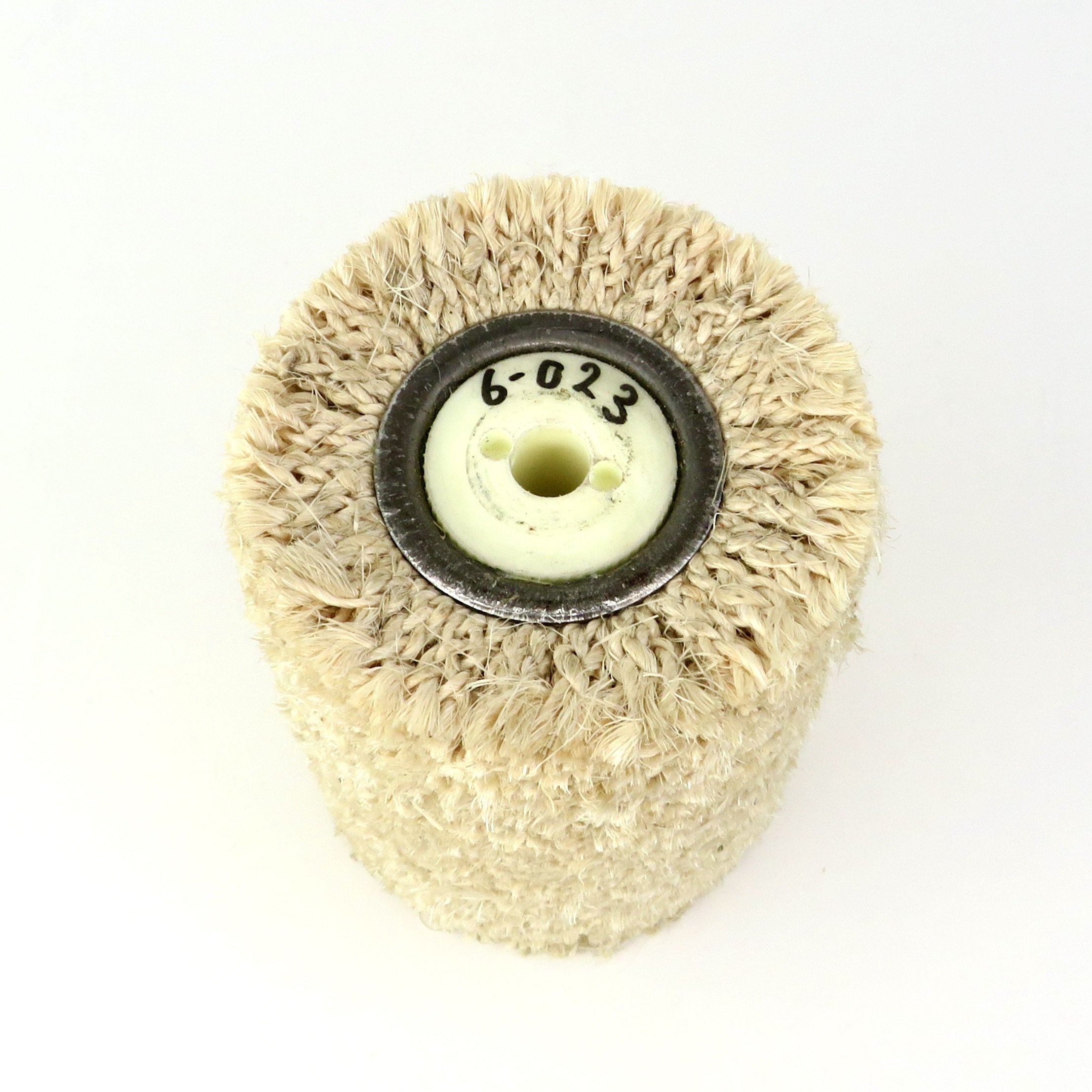 Изображение товара Щетка валик Д100*120*12,7+2 отв., ворс сизаль корд (код 6-023) (шт)