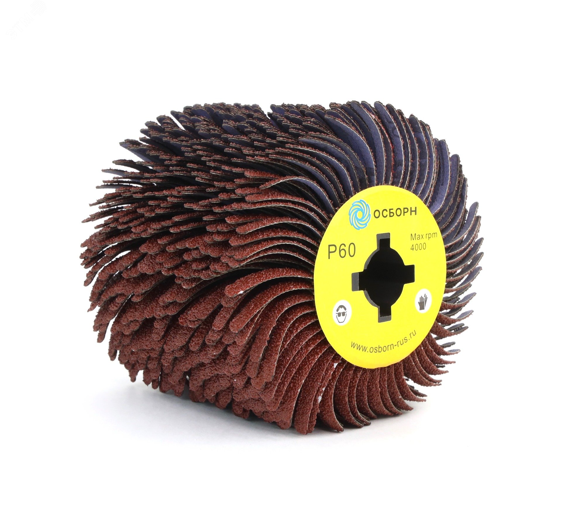 Изображение товара Валик с абразивной тканью P60 для шлифовальных машин диаметром 19 мм