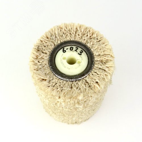 Изображение товара Щетка валик Д100*120*12,7+2 отв., ворс сизаль корд (код 6-023) (шт)