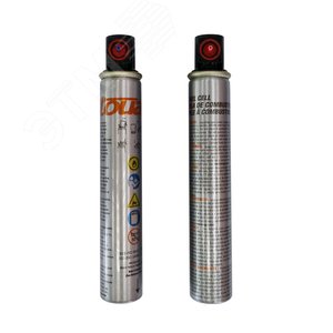 Баллон газовый на 1000 гвоздей 165 мм с красным клапаном артикул toua ...