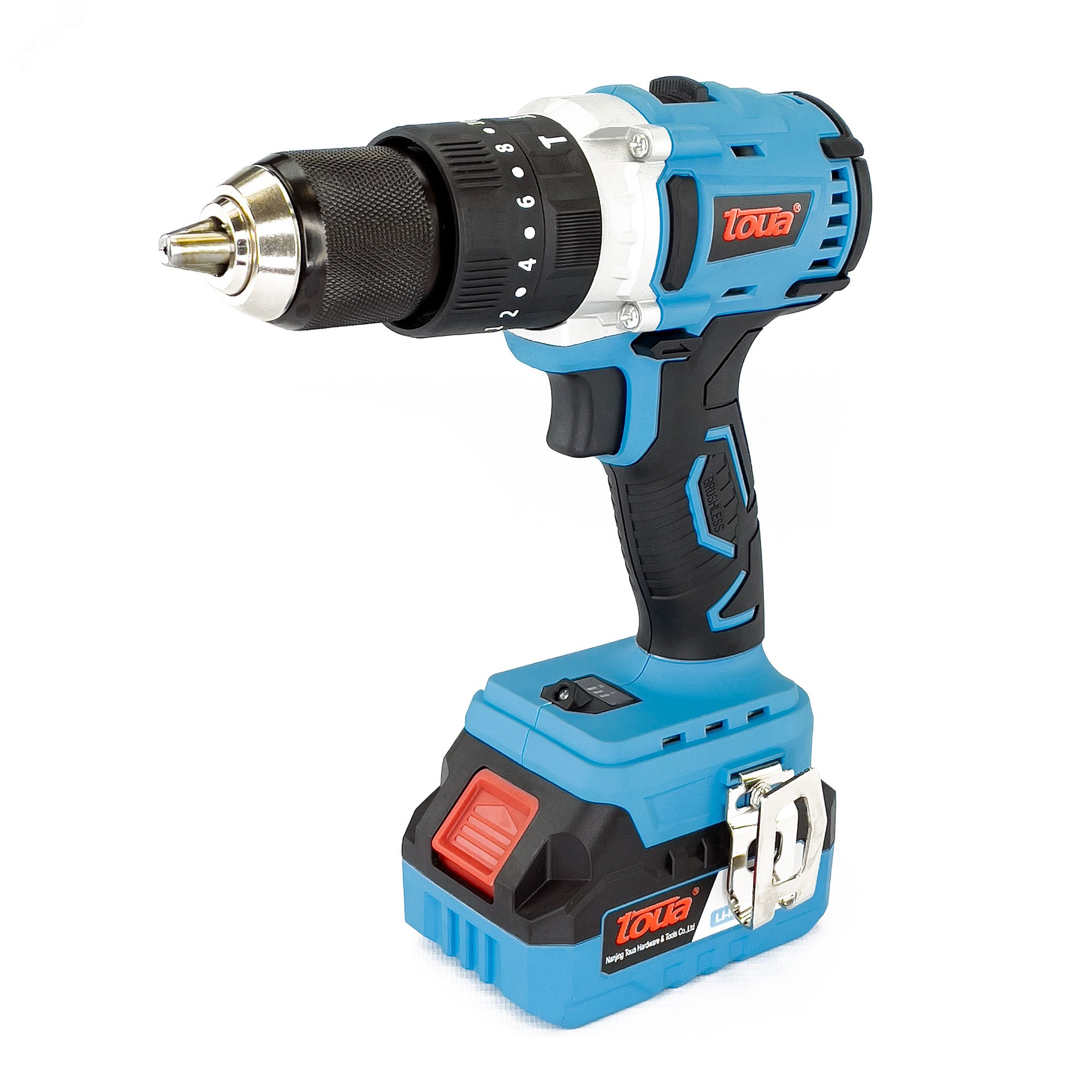 Изображение товара Дрель-шуруповерт аккумуляторный ударный TOUA DBLID180-1 18 В 2 скорости