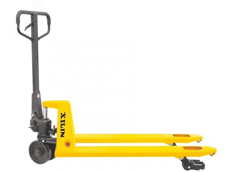 Изображение товара Гидравлическая тележка XILIN BFT с 4 направлениями и полиуретановыми колесами 2500 кг