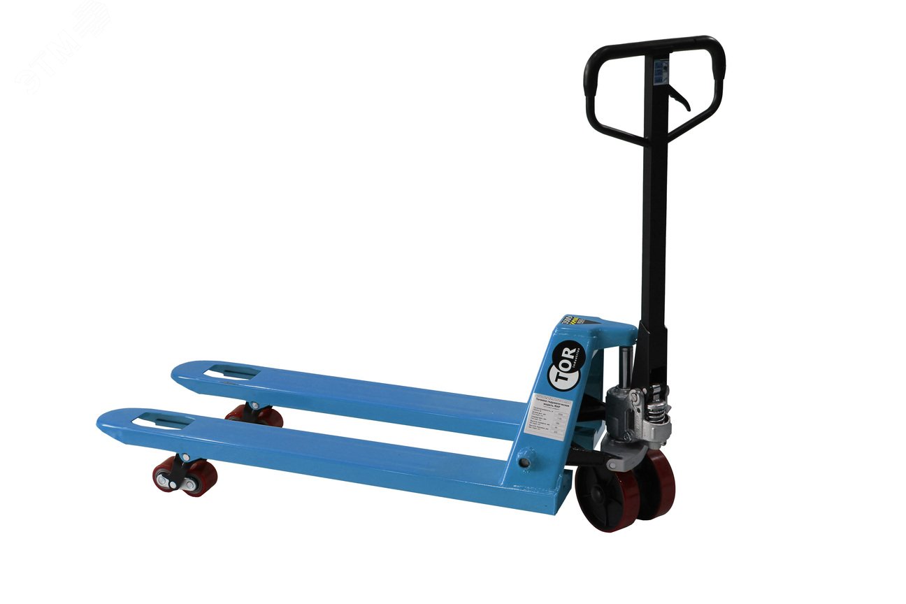 Изображение товара Гидравлическая тележка TOR PWH35-II 3500 кг с полиуретановыми колесами