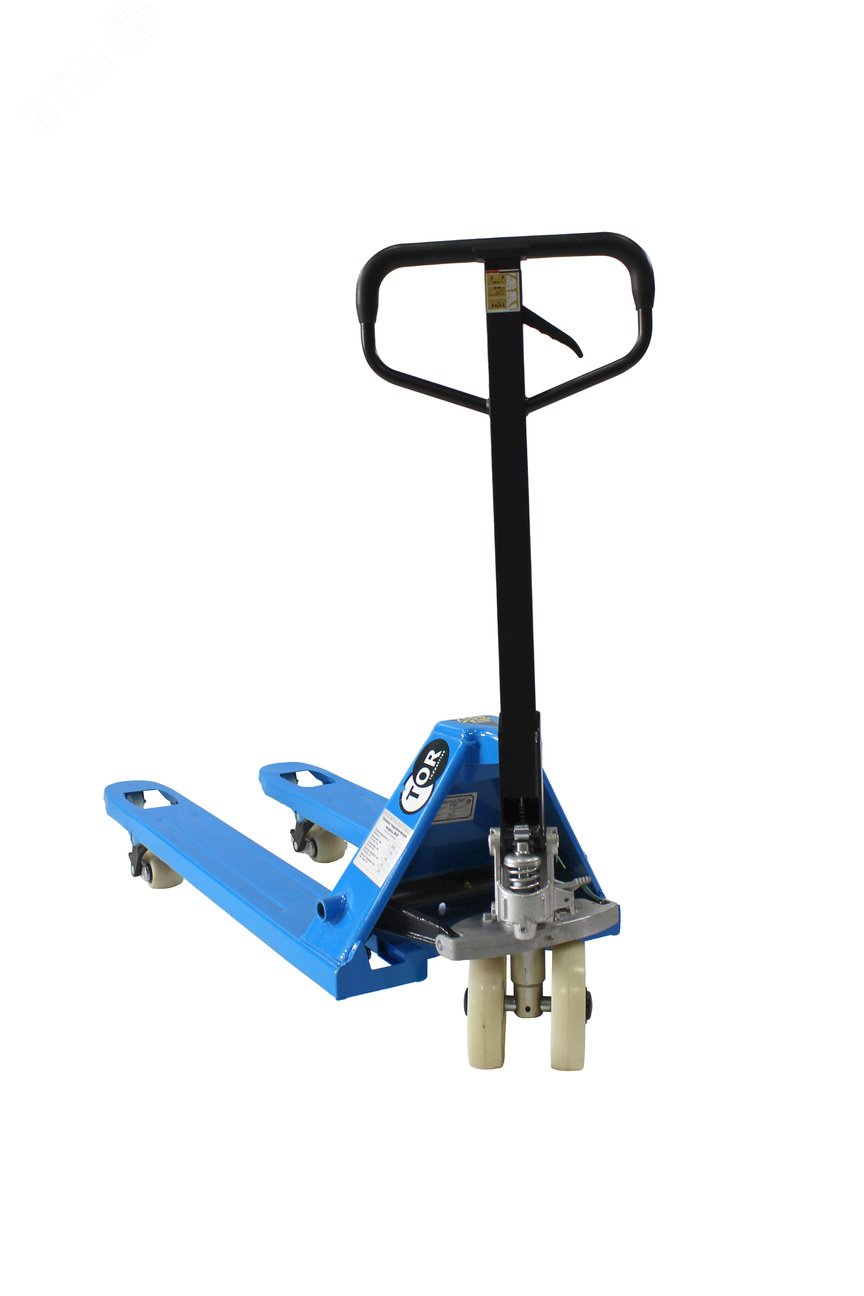Изображение товара Гидравлическая тележка TOR RHP(BF) 2500 кг 1150 мм с нейлоновыми колесами