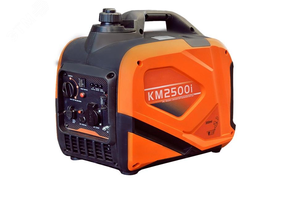 Изображение товара Генератор бензиновый инверторный KM2000is 2,0 кВт 220В 5,6 л в шумозащитном кожухе (шт)