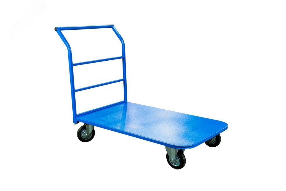 Изображение товара Платформенная тележка TOR ТП-3 700x1200 грузоподъемность 435 кг для склада и стройки