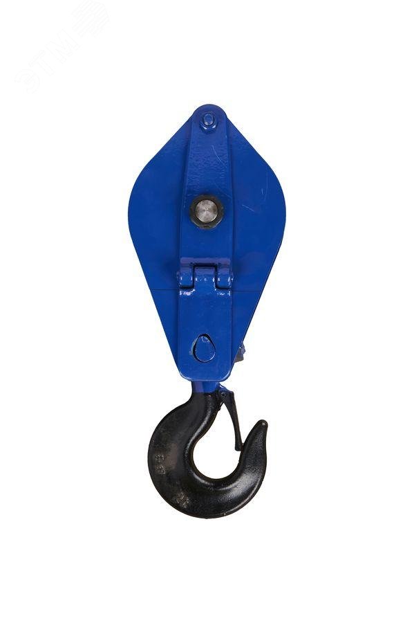 Изображение товара Блок монтажный однорольный с крюком и откидной щекой типа S 2,0 т TOR