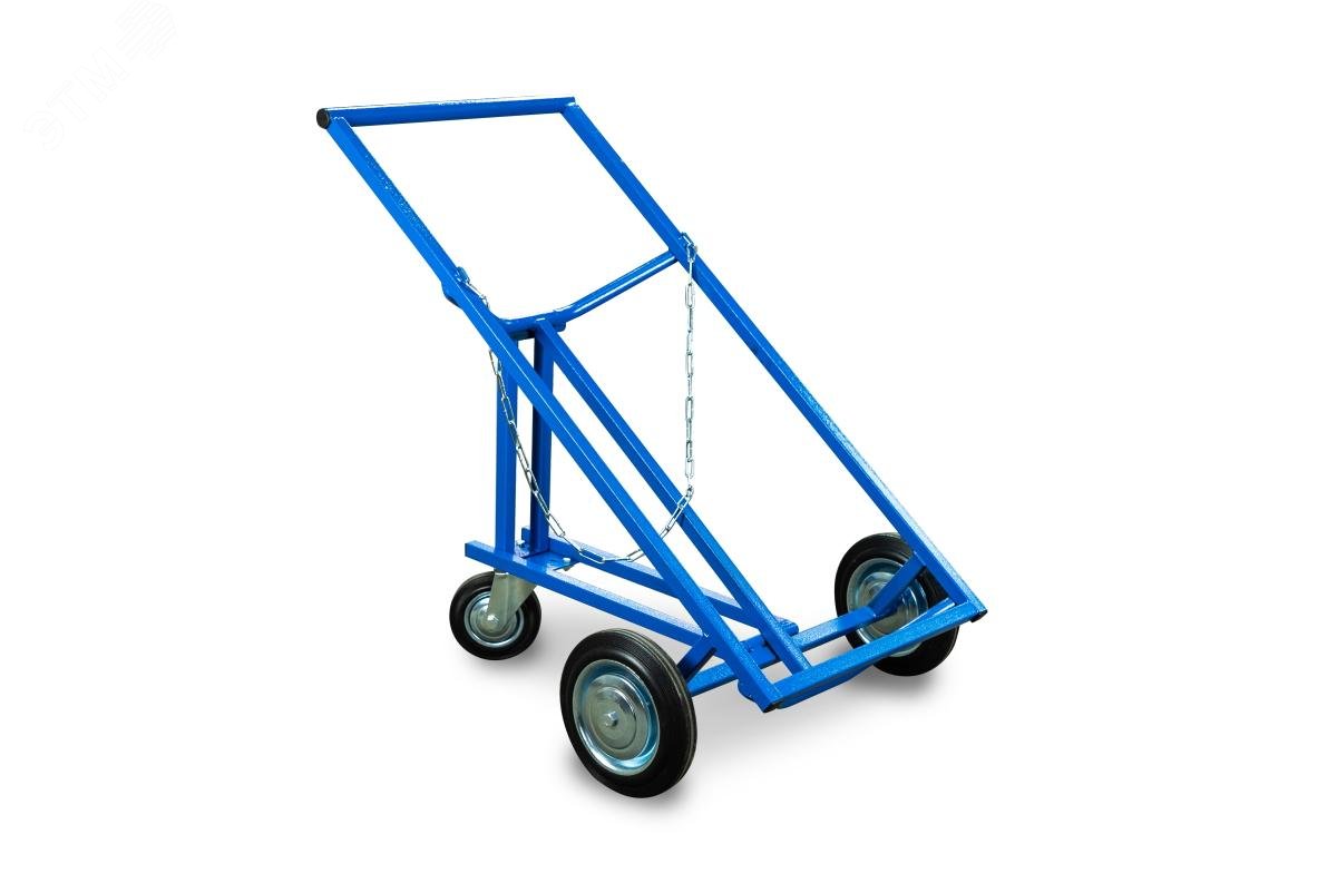 Изображение товара Тележка для металлических бочек КБ-2 250 литров TOR с поворотным колесом