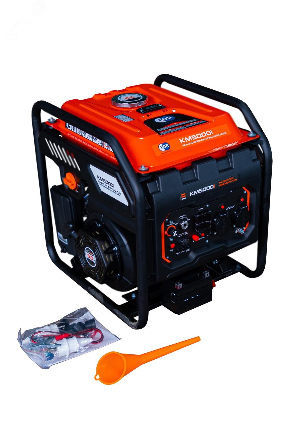 Изображение товара Генератор бензиновый инверторный KM5000i 5 кВт с электростартером