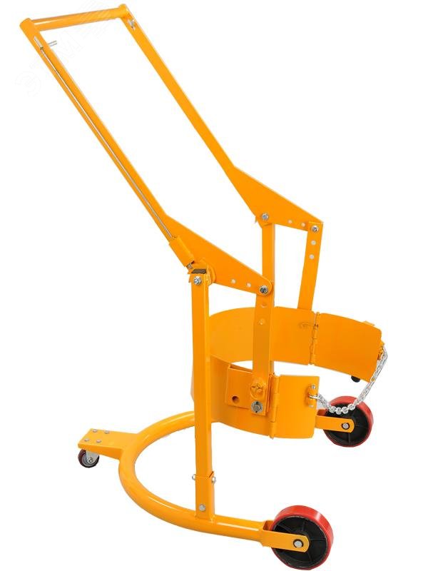 Изображение товара Тележка для бочек HD-80A 200 л с колесами грузоподъемность 365 кг