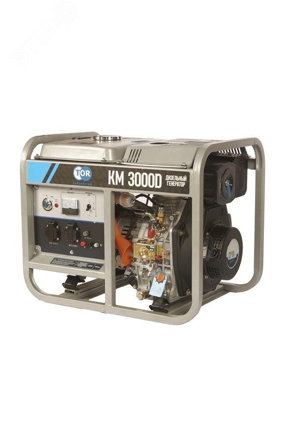 Изображение товара Дизельный генератор KM3000D 3 кВт с электростартером от TOR