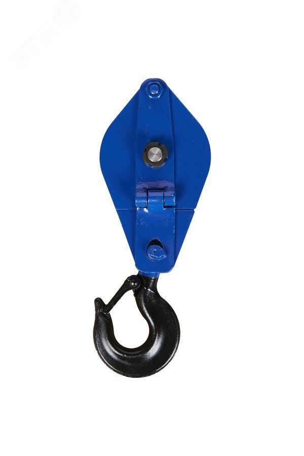 Изображение товара Блок монтажный однорольный с крюком HQG(L) K1-1,0 т с откидной щекой S