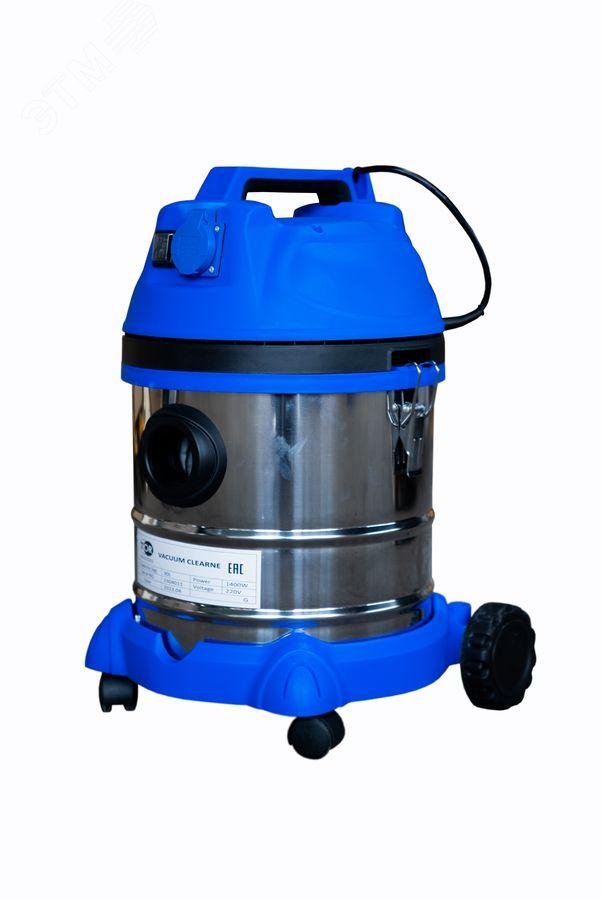 Изображение товара Строительный пылесос TVC20 1400Вт с розеткой 220В надежный и мощный