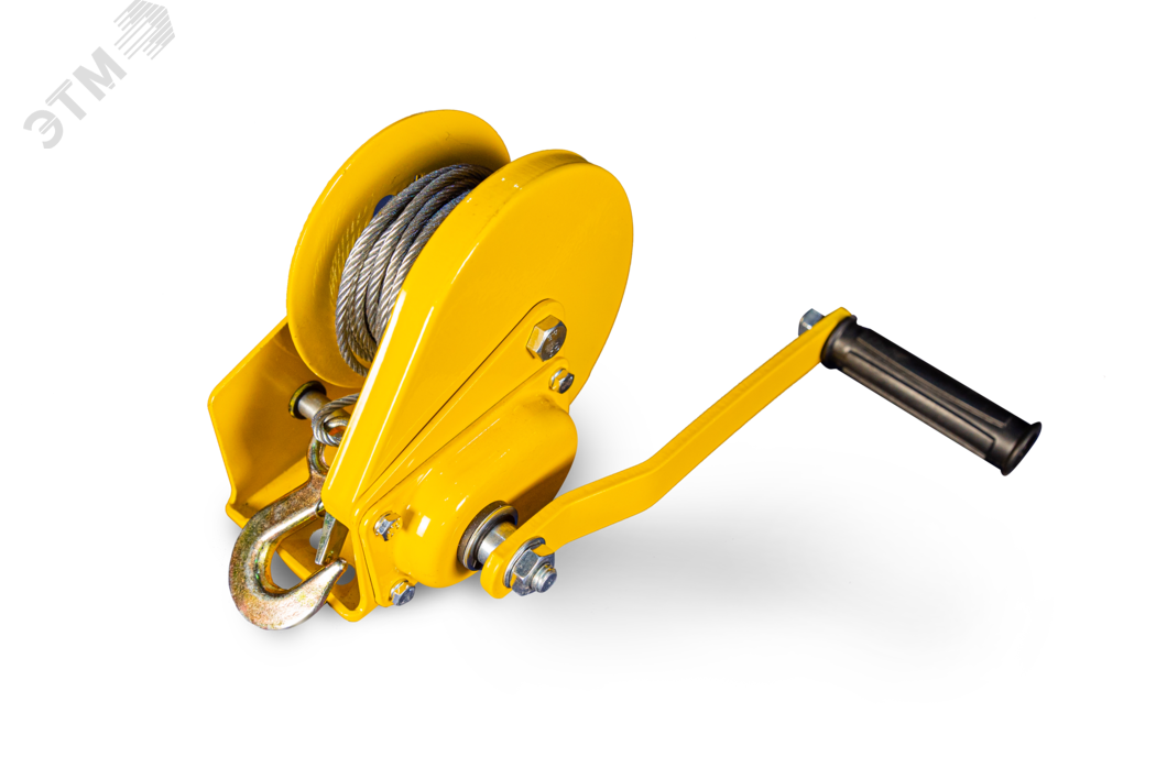 Изображение товара Ручная лебедка TOR ЛБ-1200 грузоподъемностью 0,54 т и длиной троса 10 м