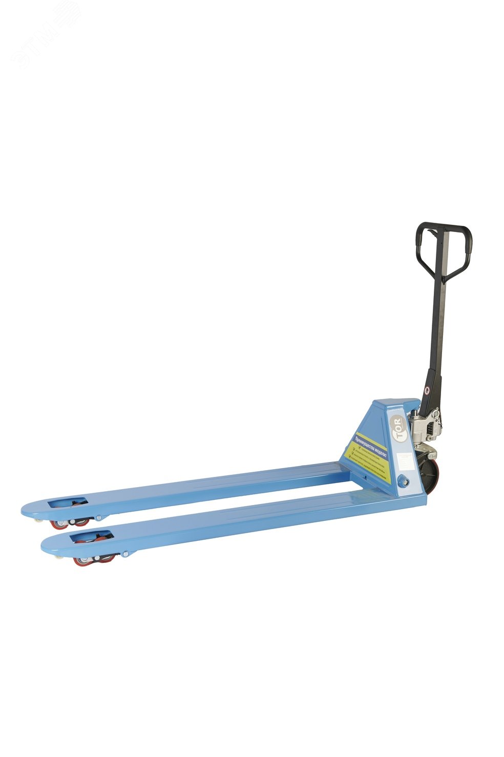 Изображение товара Гидравлическая тележка TOR RHP BF 1500 мм грузоподъемность 2500 кг полиуретановые колеса